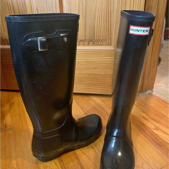 Hunter Shoes - Hunter Classic Black Tall Boots